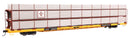 WalthersMainline 910-8314 89' Flatcar w/Tri-Level Shielded Auto Rack - Ready to Run -- Erie Lackawanna