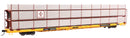 WalthersMainline 910-8316 89' Flatcar w/Tri-Level Shielded Auto Rack - Ready to Run -- Erie Lackawanna