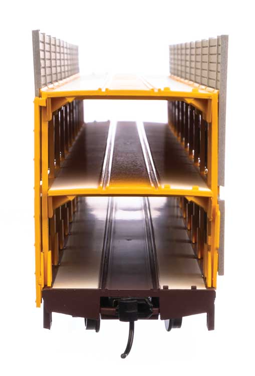 WalthersMainline 910-8321 89' Flatcar w/Tri-Level Shielded Auto Rack - Ready to Run -- Southern