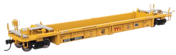 WalthersMainline 910-8434 Thrall Rebuilt 40' Well Car - Ready to Run -- TTX DTTX