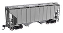 Walthers Mainline HO 910-8500 37' 2980 Cubic-Foot 2-Bay Covered Hopper, Undecorated