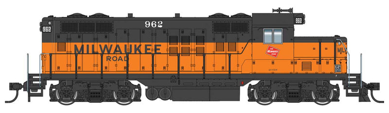 WalthersMainline 910-20441 EMD GP9 Phase II with Chopped Nose - ESU(R) Sound and DCC -- Milwaukee Road