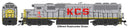 WalthersMainline 910-19767 HO EMD SD60 Spartan Cab with EUSU(R) Sound and DCC -- Kansas City Southern