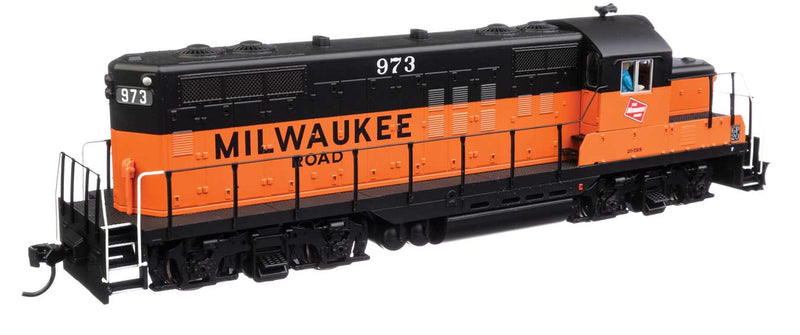 WalthersMainline 910-20440 EMD GP9 Phase II with Chopped Nose - ESU(R) Sound and DCC -- Milwaukee Road