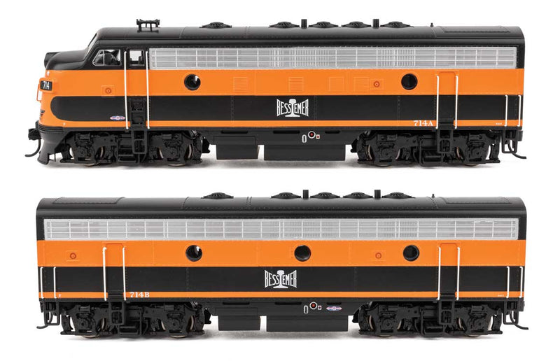 PREORDER WalthersMainline 910-21400 HO EMD F7 A-B Set - ESU Sound and DCC -- Bessemer & Lake Erie