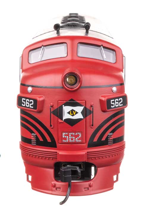 WalthersMainline 910-21408 HO EMD F7 A - ESU Sound and DCC -- Lehigh Valley