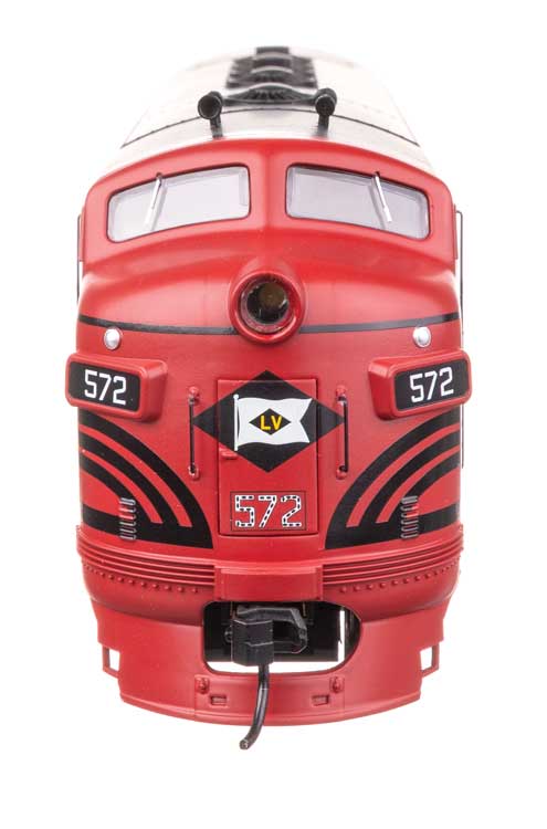 WalthersMainline 910-21409 HO EMD F7 A - ESU Sound and DCC -- Lehigh Valley