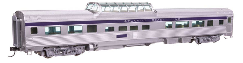 Walthers Mainline HO 910-30416 85' Budd Dome Coach - Ready to Run -- Atlantic Coast Line, HO