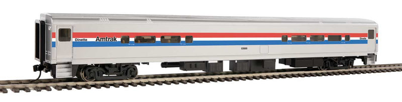 PREORDER WalthersMainline 910-31063 HO 85' Horizon Cafe/Club Food Service Car - Ready to Run -- Amtrak(R) Phase III (Wide Stripes)