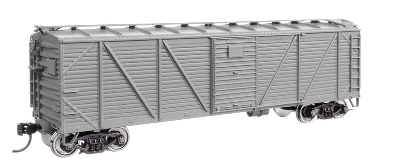 Walthers Mainline HO 910-40350 40' ARA Single Sheathed Boxcar with Dreadnaught Ends, Undecorated