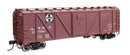 Walthers Mainline HO 910-40351 40' ARA Single Sheathed Boxcar with Dreadnaught Ends, Santa Fe