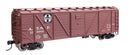 Walthers Mainline HO 910-40353 40' ARA Single Sheathed Boxcar with Dreadnaught Ends, Santa Fe
