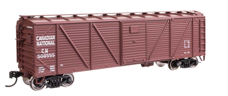 Walthers Mainline HO 910-40357 40' ARA Single Sheathed Boxcar with Dreadnaught Ends, Canadian National