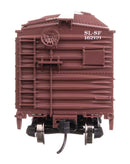 Walthers Mainline HO 910-40360 40' ARA Single Sheathed Boxcar with Dreadnaught Ends, St. Louis-San Francisco