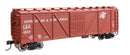 Walthers Mainline HO 910-40367 40' ARA Single Sheathed Boxcar with Dreadnaught Ends, Louisiana & Arkansas