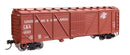 Walthers Mainline HO 910-40367 40' ARA Single Sheathed Boxcar with Dreadnaught Ends, Louisiana & Arkansas