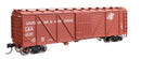 Walthers Mainline HO 910-40368 40' ARA Single Sheathed Boxcar with Dreadnaught Ends, Louisiana & Arkansas