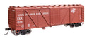 Walthers Mainline HO 910-40369 40' ARA Single Sheathed Boxcar with Dreadnaught Ends, Louisiana & Arkansas