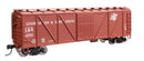 Walthers Mainline HO 910-40370 40' ARA Single Sheathed Boxcar with Dreadnaught Ends, Louisiana & Arkansas