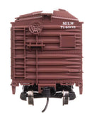 Walthers Mainline HO 910-40371 40' ARA Single Sheathed Boxcar with Dreadnaught Ends, Milwaukee Road