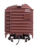 Walthers Mainline HO 910-40372 40' ARA Single Sheathed Boxcar with Dreadnaught Ends, Milwaukee Road