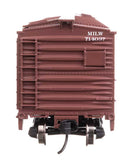Walthers Mainline HO 910-40373 40' ARA Single Sheathed Boxcar with Dreadnaught Ends, Milwaukee Road