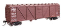 Walthers Mainline HO 910-40374 40' ARA Single Sheathed Boxcar with Dreadnaught Ends, Milwaukee Road