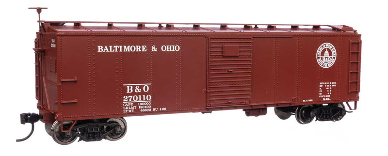 WalthersMainline 910-40951 HO 40' Early X29 Boxcar - Ready to Run -- Baltimore & Ohio