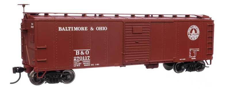 WalthersMainline 910-40952 HO 40' Early X29 Boxcar - Ready to Run -- Baltimore & Ohio