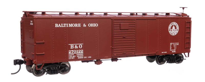 WalthersMainline 910-40953 HO 40' Early X29 Boxcar - Ready to Run -- Baltimore & Ohio