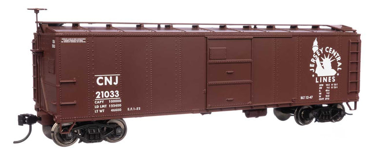 WalthersMainline 910-40956 HO 40' Early X29 Boxcar - Ready to Run -- Central Railroad of New Jersey