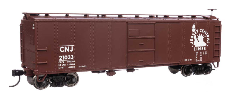 WalthersMainline 910-40956 HO 40' Early X29 Boxcar - Ready to Run -- Central Railroad of New Jersey