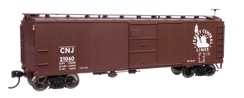 WalthersMainline 910-40957 HO 40' Early X29 Boxcar - Ready to Run -- Central Railroad of New Jersey