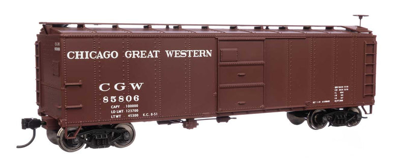 WalthersMainline 910-40959 HO 40' Early X29 Boxcar - Ready to Run -- Chicago Great Western