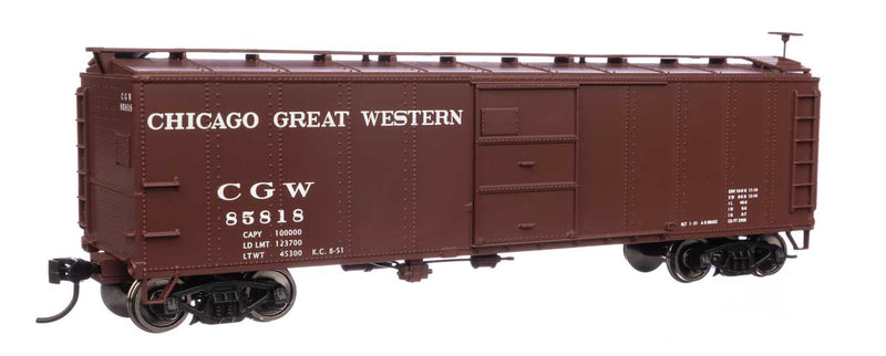 WalthersMainline 910-40960 HO 40' Early X29 Boxcar - Ready to Run -- Chicago Great Western