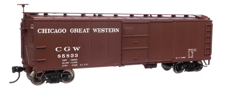 WalthersMainline 910-40961 HO 40' Early X29 Boxcar - Ready to Run -- Chicago Great Western