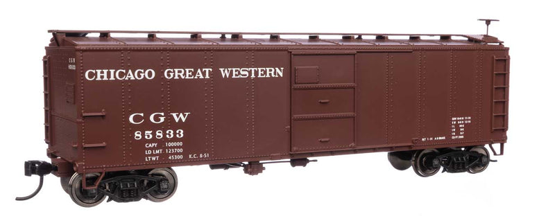 WalthersMainline 910-40961 HO 40' Early X29 Boxcar - Ready to Run -- Chicago Great Western