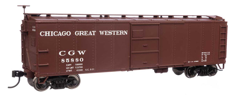 WalthersMainline 910-40962 HO 40' Early X29 Boxcar - Ready to Run -- Chicago Great Western