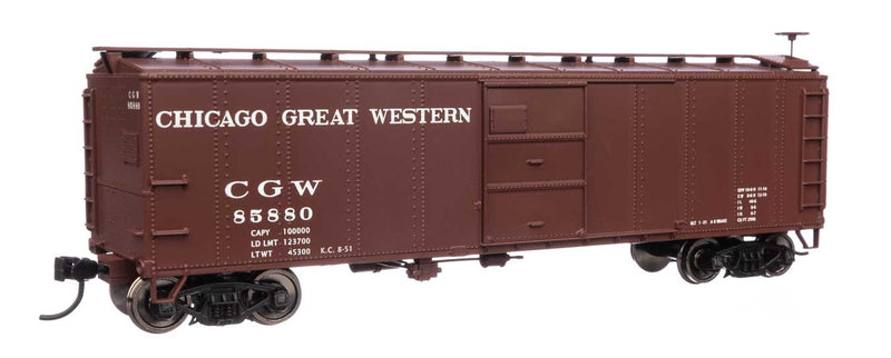 WalthersMainline 910-40962 HO 40' Early X29 Boxcar - Ready to Run -- Chicago Great Western