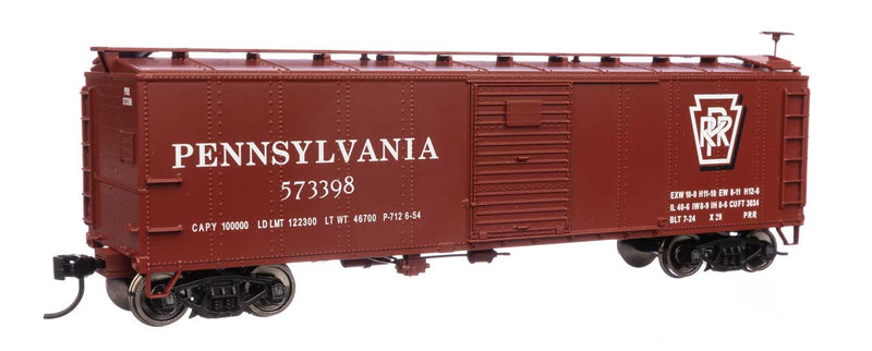 WalthersMainline 910-40973 HO 40' Early X29 Boxcar - Ready to Run -- Pennsylvania Railroad