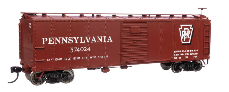 WalthersMainline 910-40974 HO 40' Early X29 Boxcar - Ready to Run -- Pennsylvania Railroad