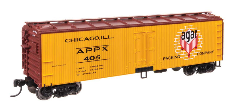 Walthers Mainline HO 910-41302 40' Wood Reefer with Steel ends, Agar APPX