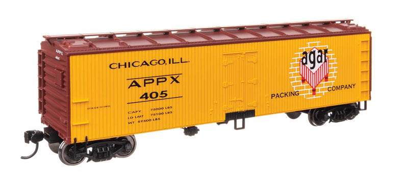 Walthers Mainline HO 910-41302 40' Wood Reefer with Steel ends, Agar APPX