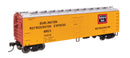 Walthers Mainline HO 910-41308 40' Wood Reefer with Steel ends, Chicago Burlington & Quincy
