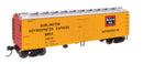 Walthers Mainline HO 910-41308 40' Wood Reefer with Steel ends, Chicago Burlington & Quincy