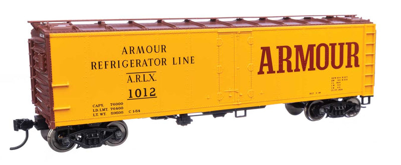 WalthersMainline 910-41401 HO 40' Steel Refrigerator Car with Dreadnaught Ends Armour Refrigerator Lines