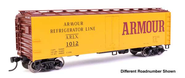 PREORDER WalthersMainline 910-41403 HO 40' Steel Refrigerator Car with Dreadnaught Ends
