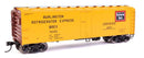 WalthersMainline 910-41405 HO 40' Steel Refrigerator Car with Dreadnaught Ends Burlington Refrigerator Express