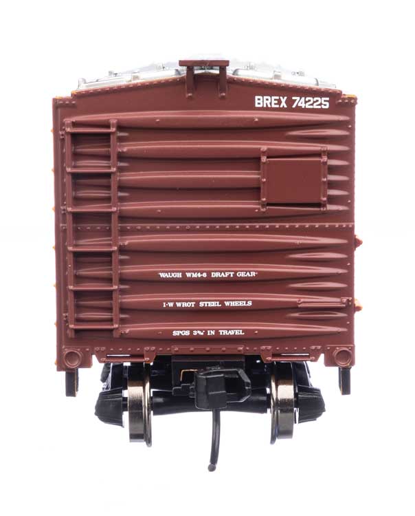 WalthersMainline 910-41405 HO 40' Steel Refrigerator Car with Dreadnaught Ends Burlington Refrigerator Express