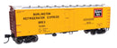 WalthersMainline 910-41407 HO 40' Steel Refrigerator Car with Dreadnaught Ends Burlington Refrigerator Express